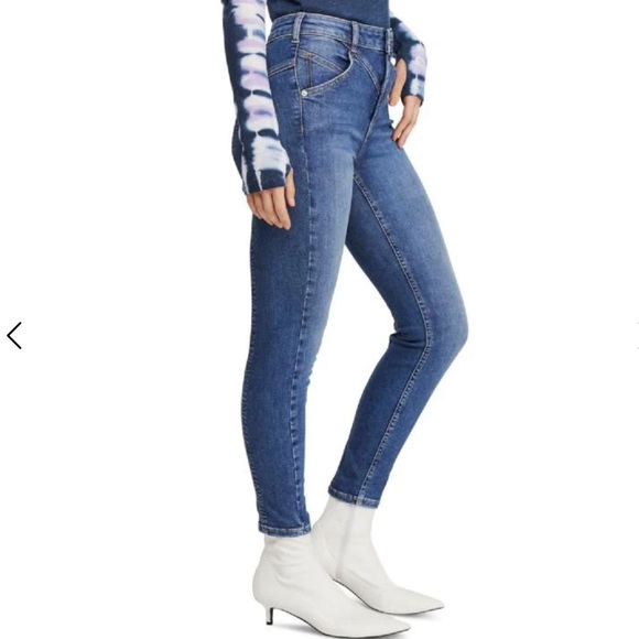 FREE PEOPLE Riley Seamed Skinny Jeans - Picture 3 of 10